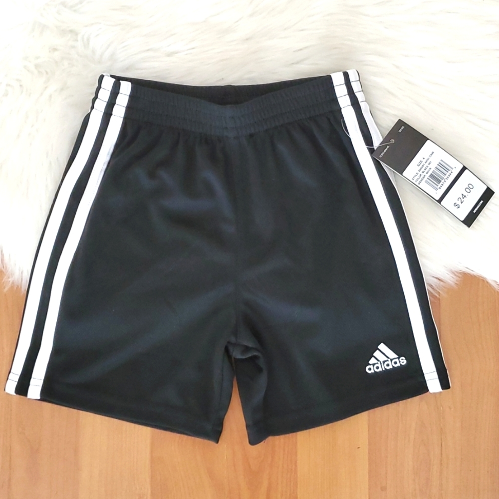 NWT Adidas boys athletic shorts sz 4